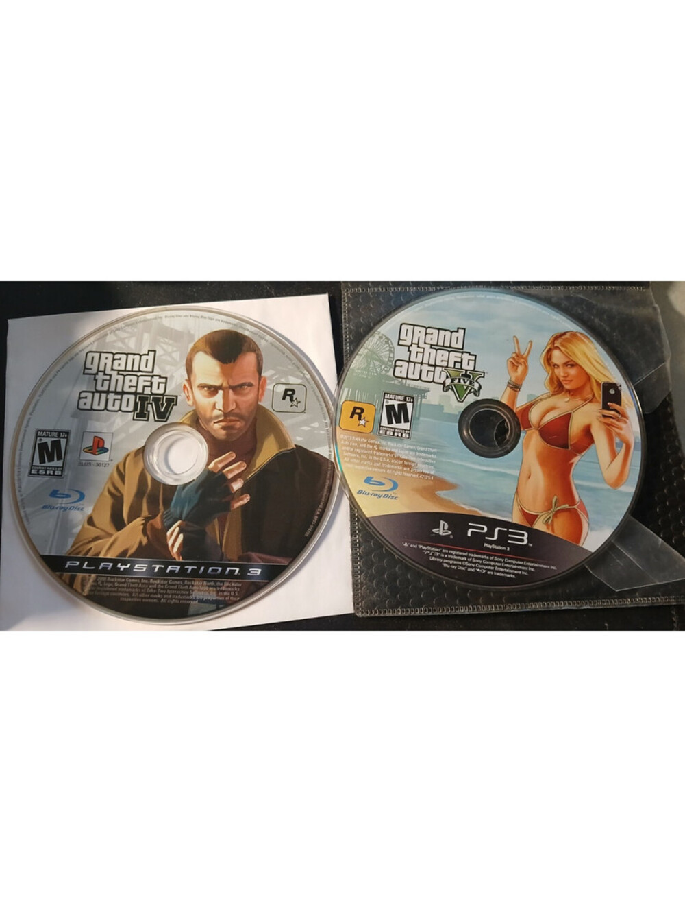 Grand Theft Auto IV & V (Playstation 3)